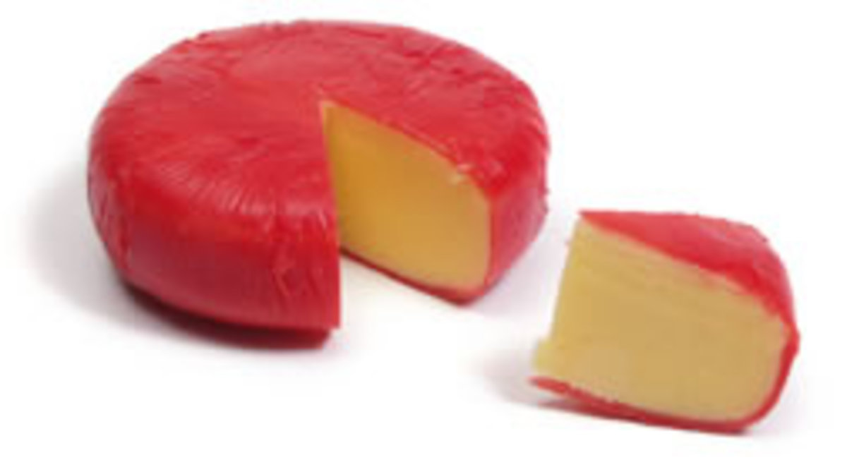 Edam cheese originated in Edam, Netherlands