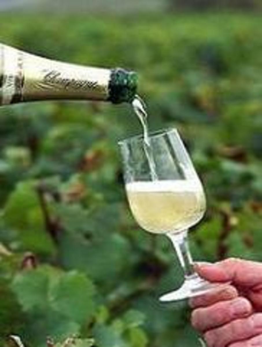 Champagne comes from the Champagne region of France