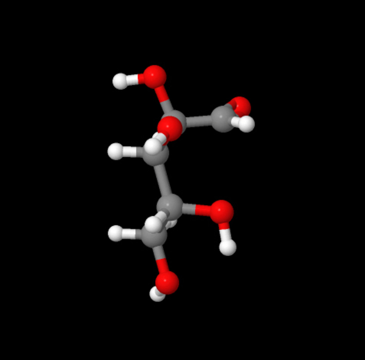 D-Ribose Molecular Structure 3D (the image taken from ChemSpider.com)