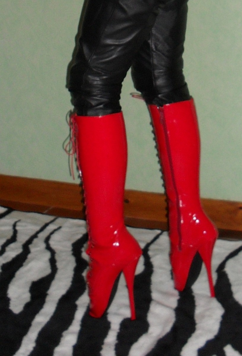 My Red Ballet Boots