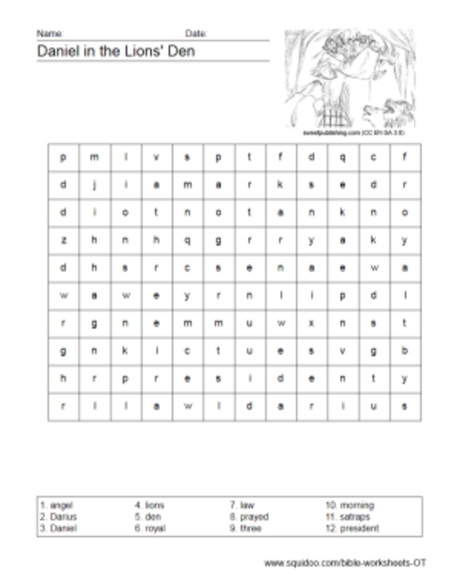 Old Testament Worksheets - HubPages