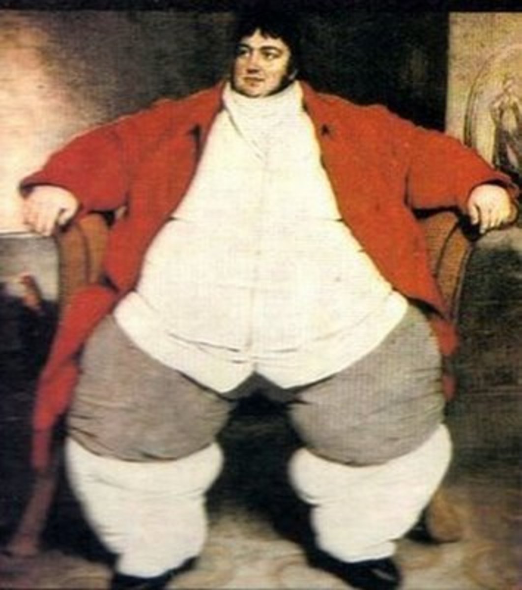 Daniel Lambert, favourite of Leicester, the heaviest man in the world.
