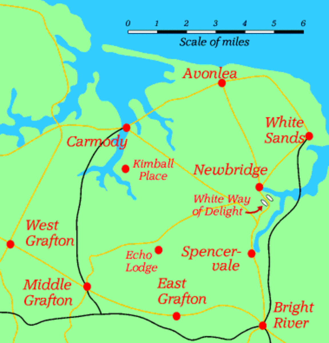Map of Avonlea Region