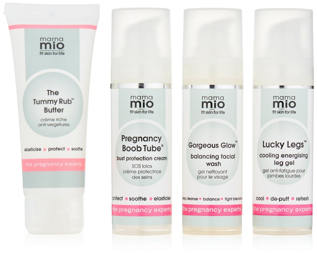 Pregnancy-friendly skin care set from Mama Mio.