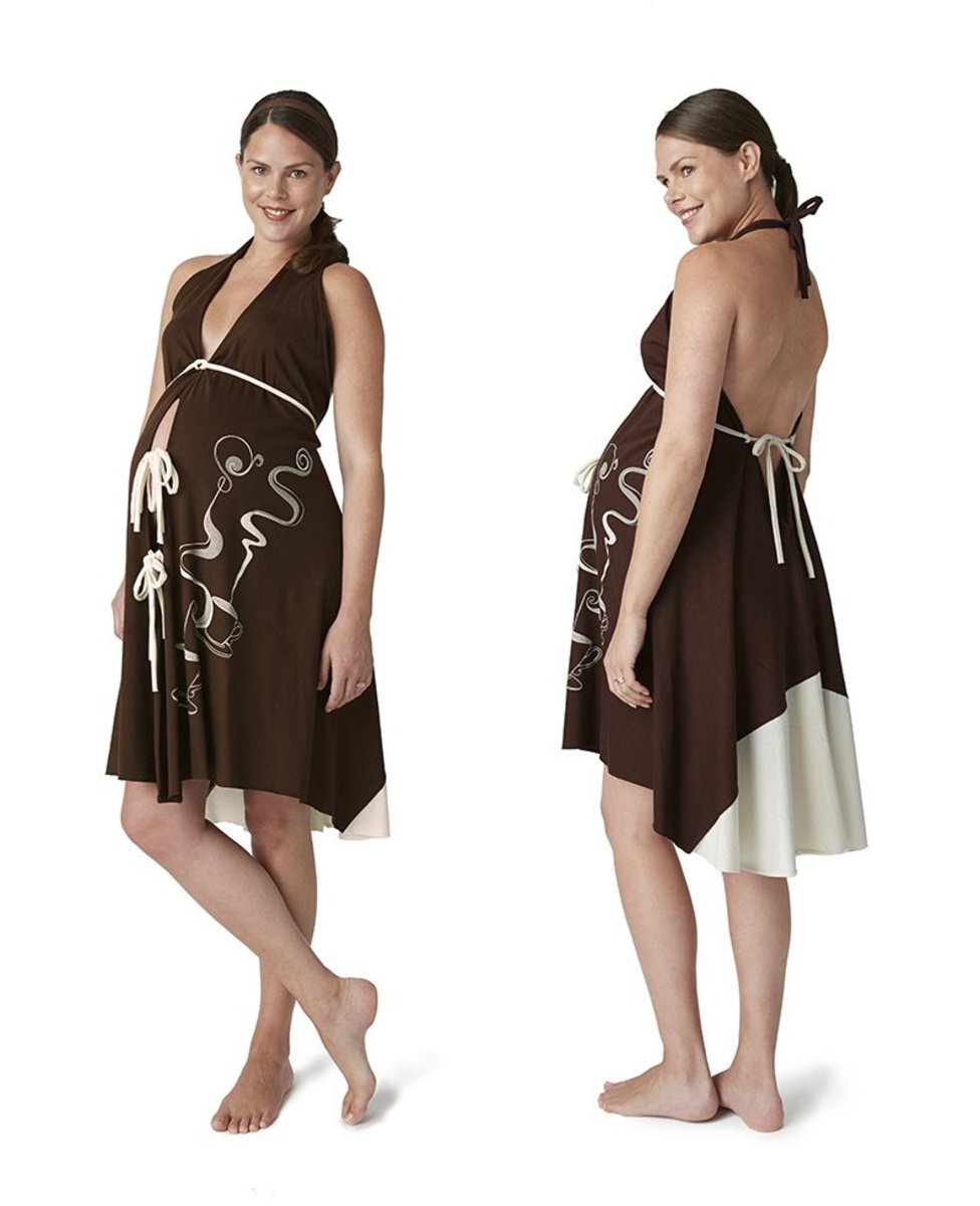 This cute dress is specially designed to make moms-to-be feel comfortable and not exposed during labor and delivery. Plus, it is also pretty!