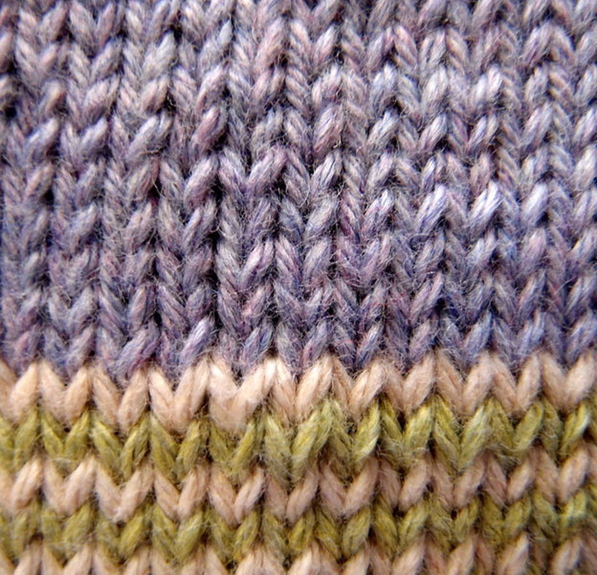 Stockinette Stitch in Knitting