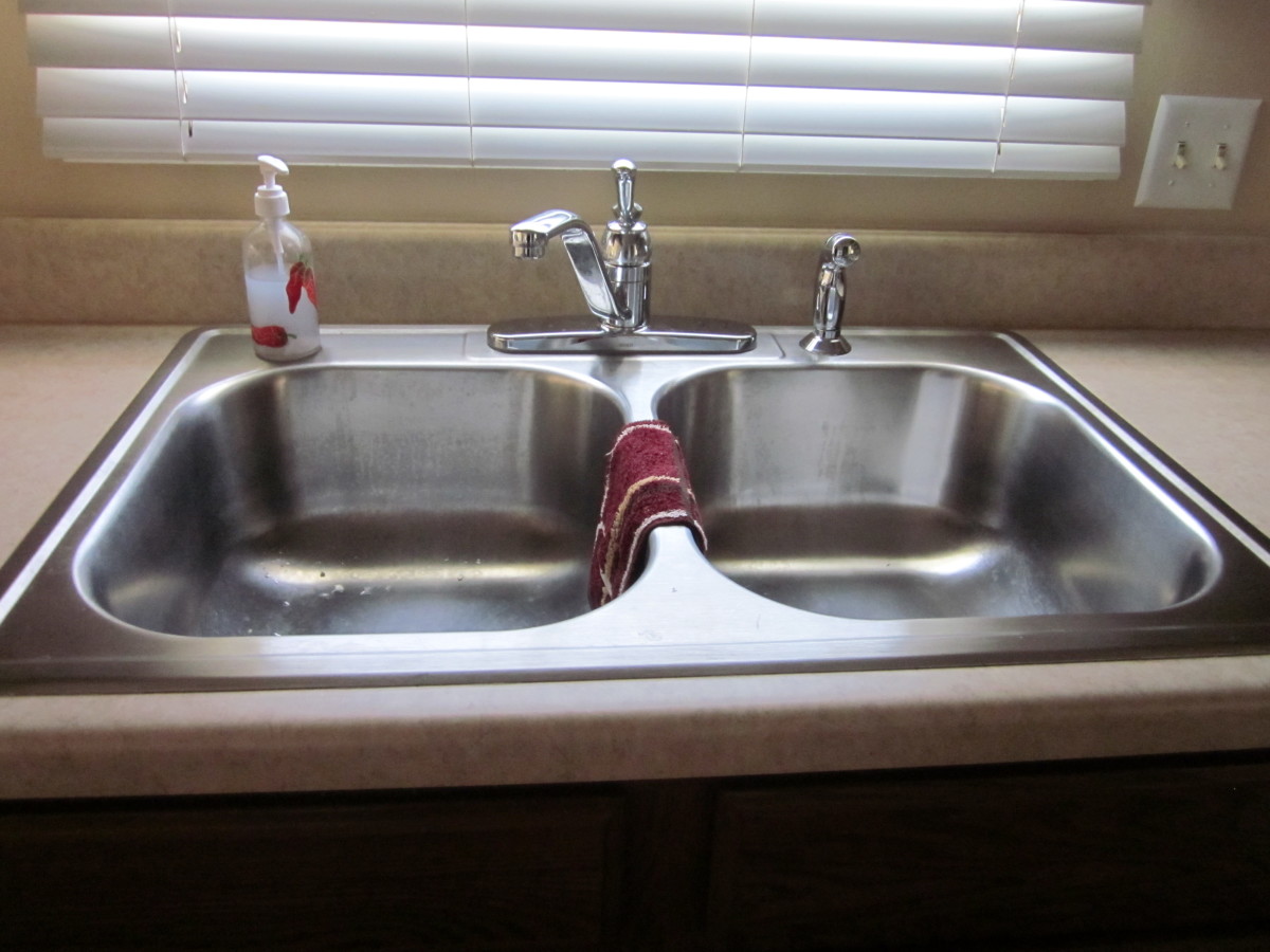 New sink and faucet