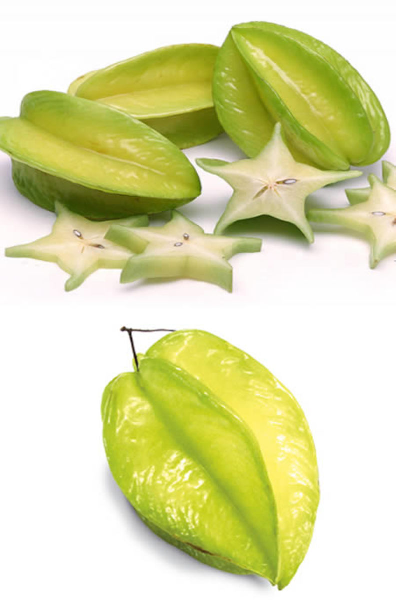 Star fruits are beautiful...just like stars up above in the sky.