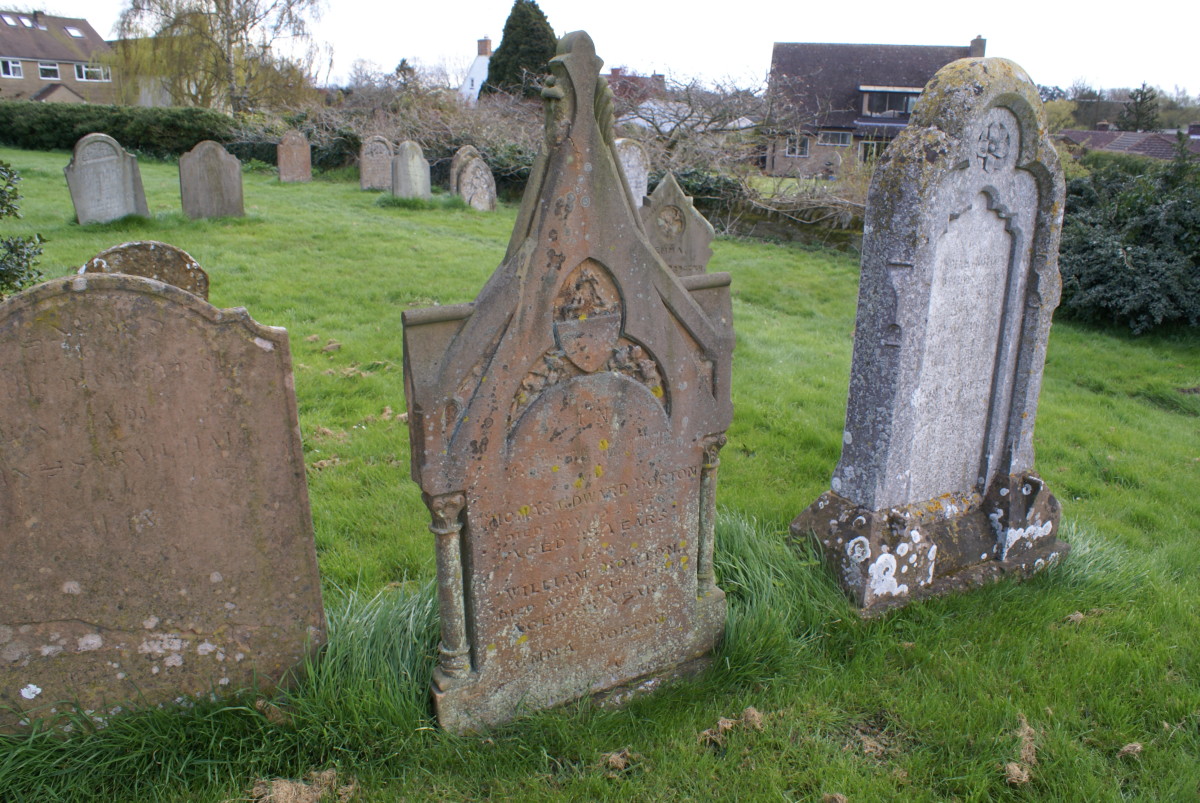 Thomas Edward, William and Emma Borton, St. Laud's Church, Sherington