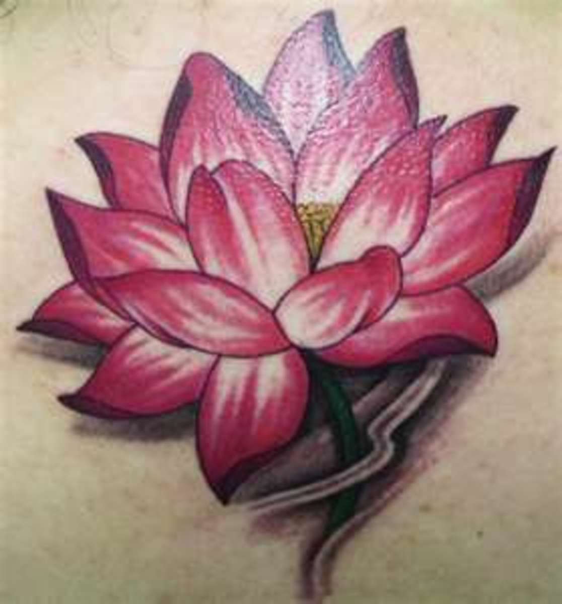 Unique and Pretty Lotus Flower Tattoos