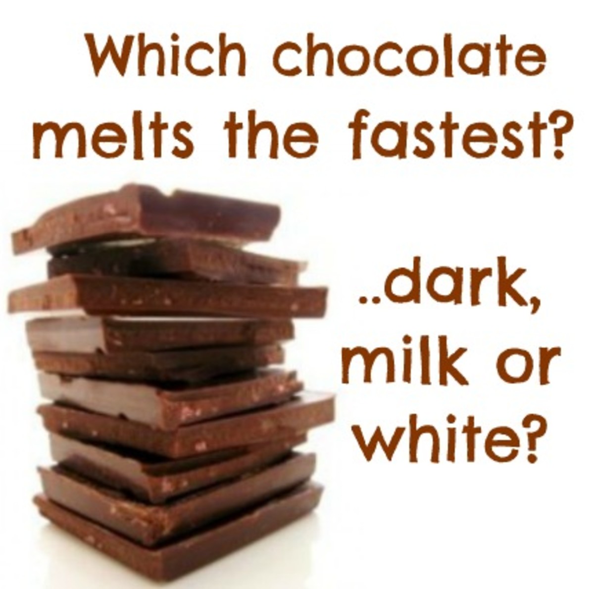 Which chocolate melts the fastest?