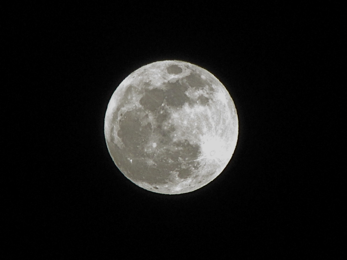 Full Moon at night.