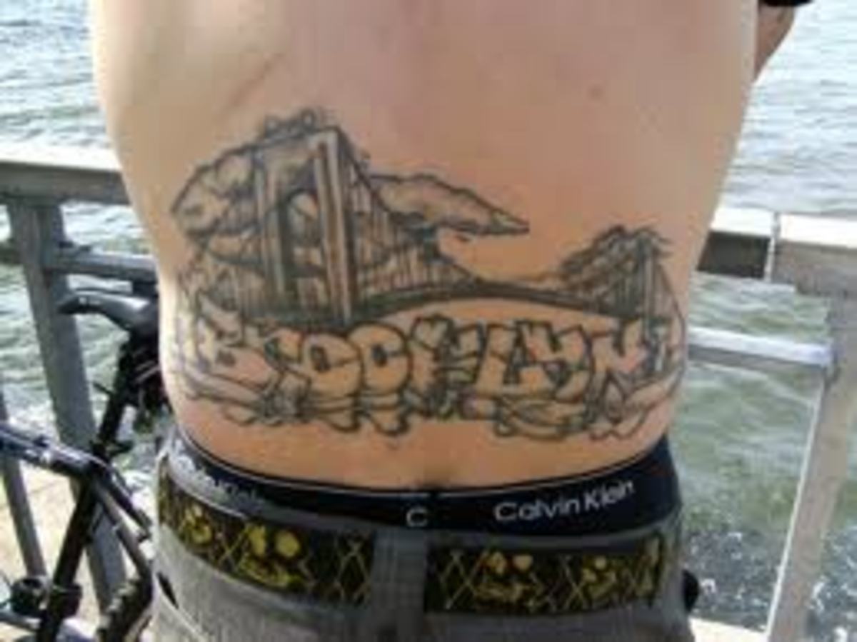 Bridge Tattoos And Meanings; Bridge Tattoo Ideas And Bridge Tattoo Designs