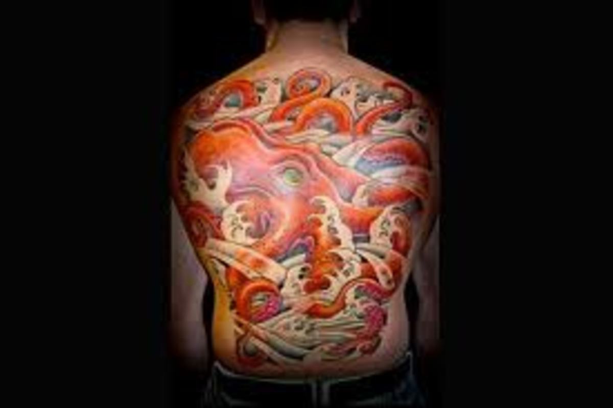 japanese octopus tattoo design