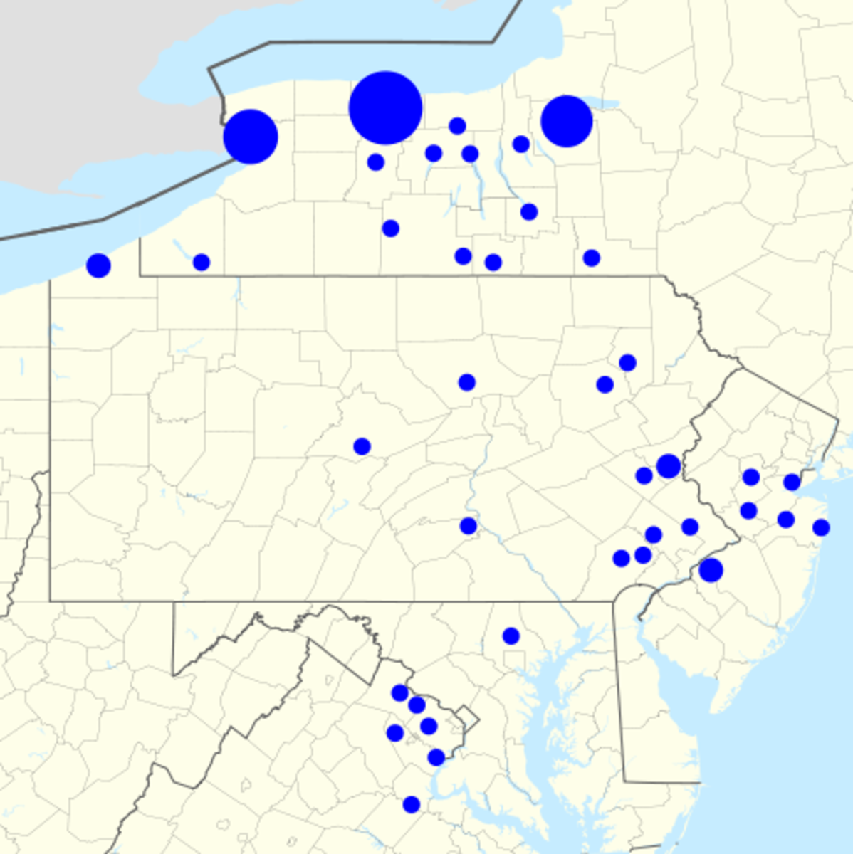 Map Of Wegmans Store Locations