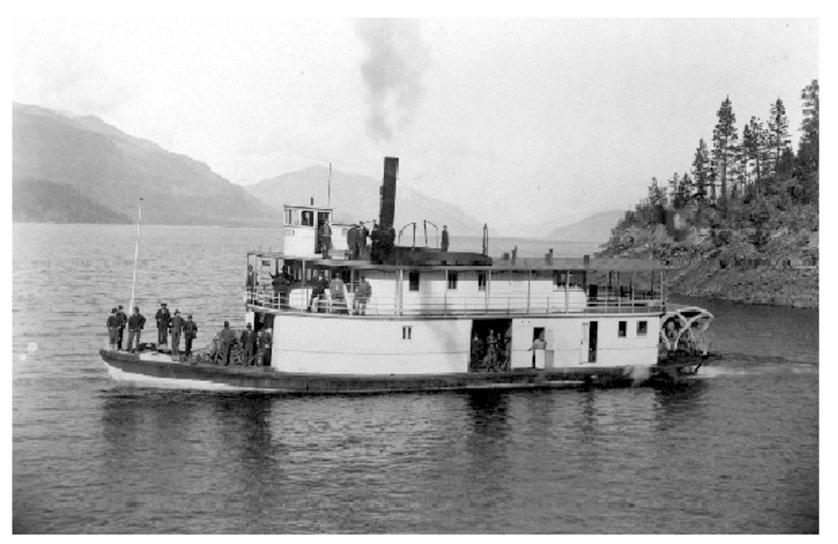 The SS Ainsworth was one of many sternwheelers that plied the waters of Kootenay Lake before modern roads were pushed through the rugged West Kootenay wilderness.