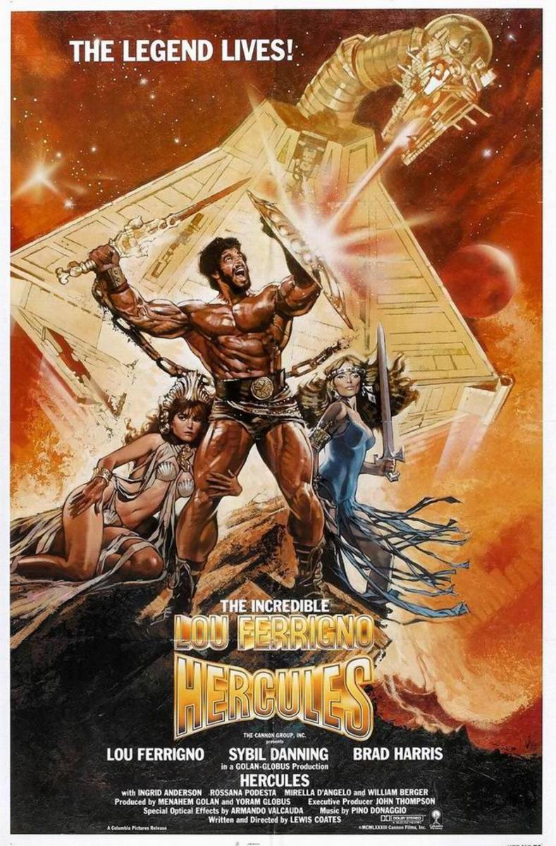 Arte del póster de Hércules (1983) de Drew Struzan