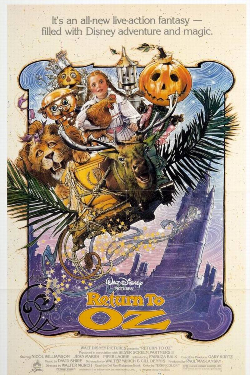 Regreso a Oz (1985) arte del cartel de Drew Struzan