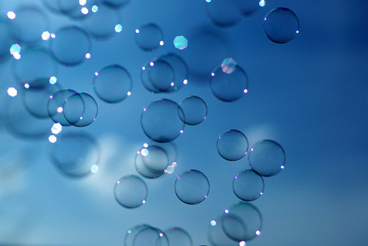 Many memories driven by the transitioning winds of life are captured in drifting bubbles.