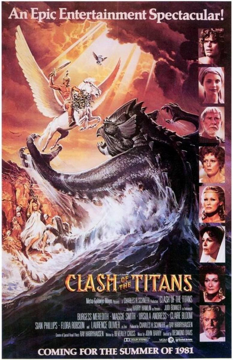 Choque de titanes (1981) arte del cartel de Daniel Gouzee