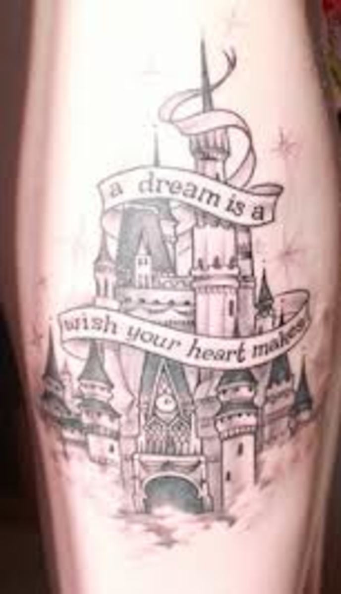 Pretty Grotesque Tattoos  NEW PRINTS California Disney Castle at Pretty