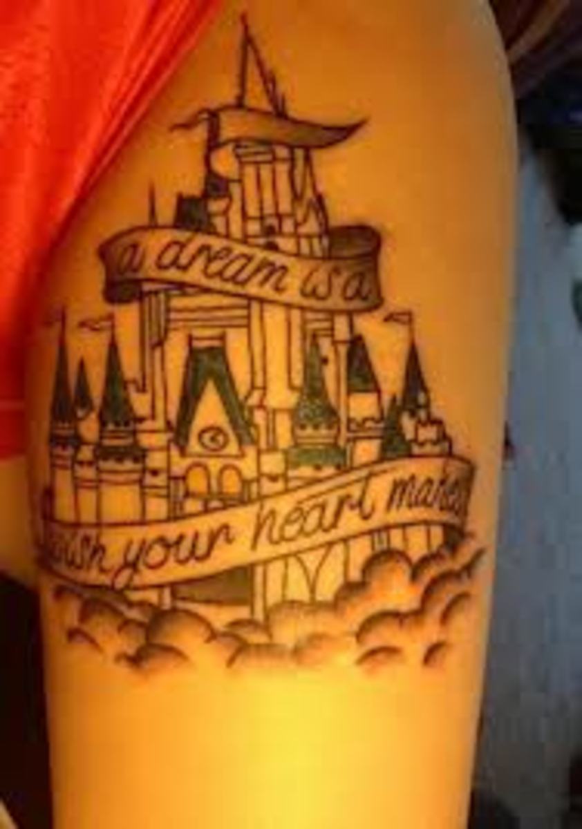Burning Castle Tattoo by Marvin Silva TattooNOW