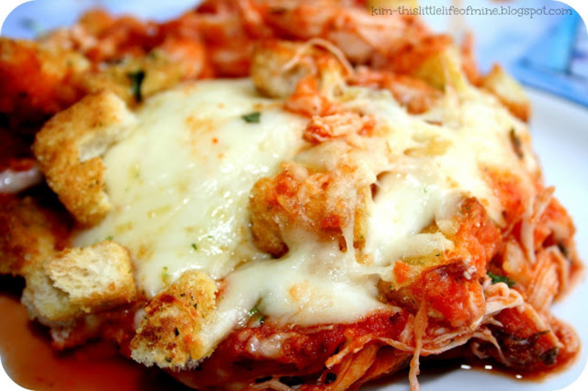 Quick and Easy Chicken Parmesan Casserole