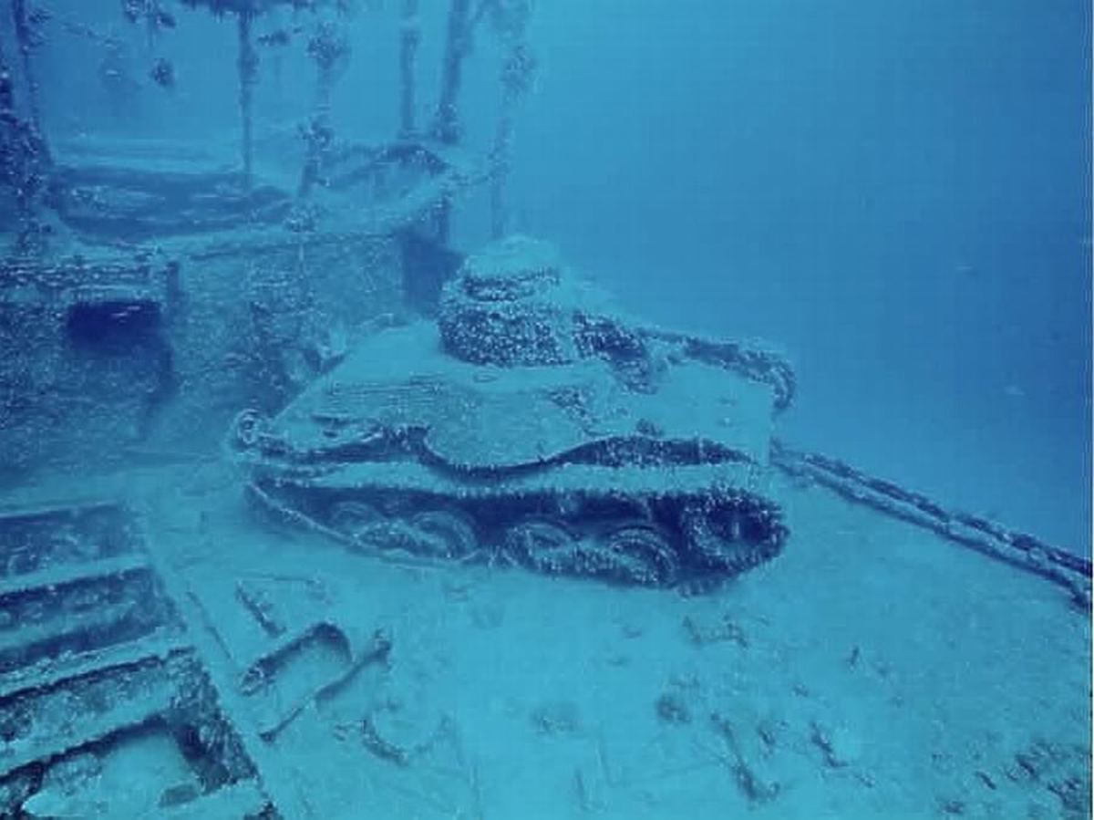 Military Warships, Tanks & Airplanes Graveyard Under The Sea, Sunken WWII Cemeteries.