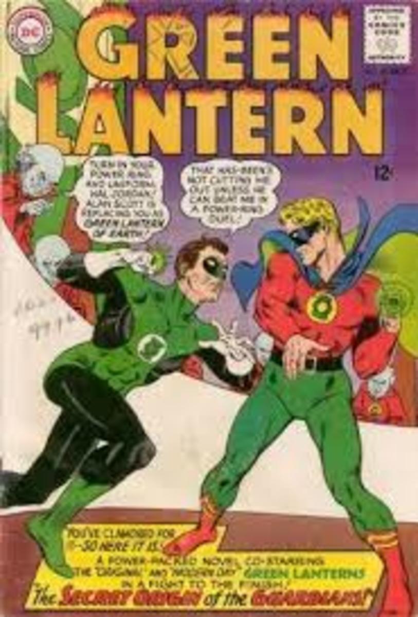 Hal Jordan meets Alan Scott.