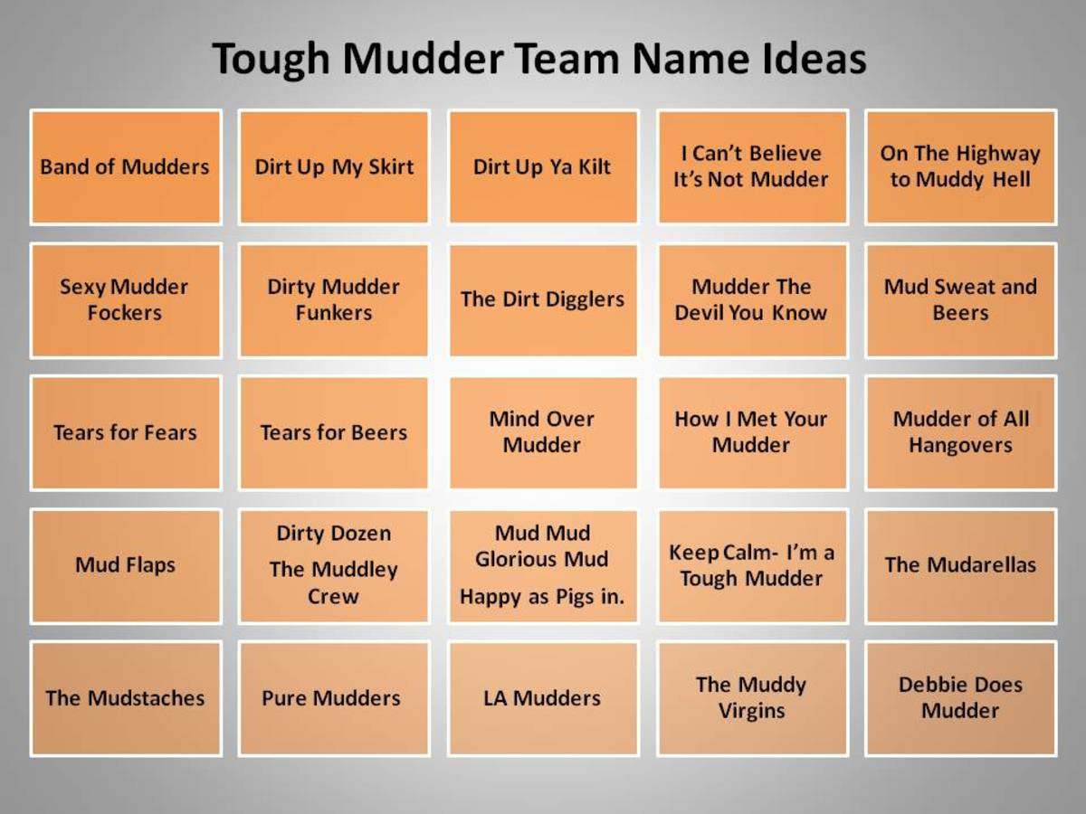 Running 2025 team names