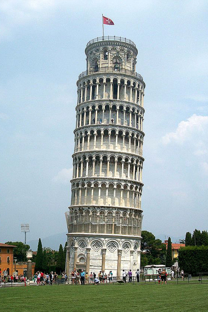 The Leaning Tower of Pisa - Still standing after 900 years