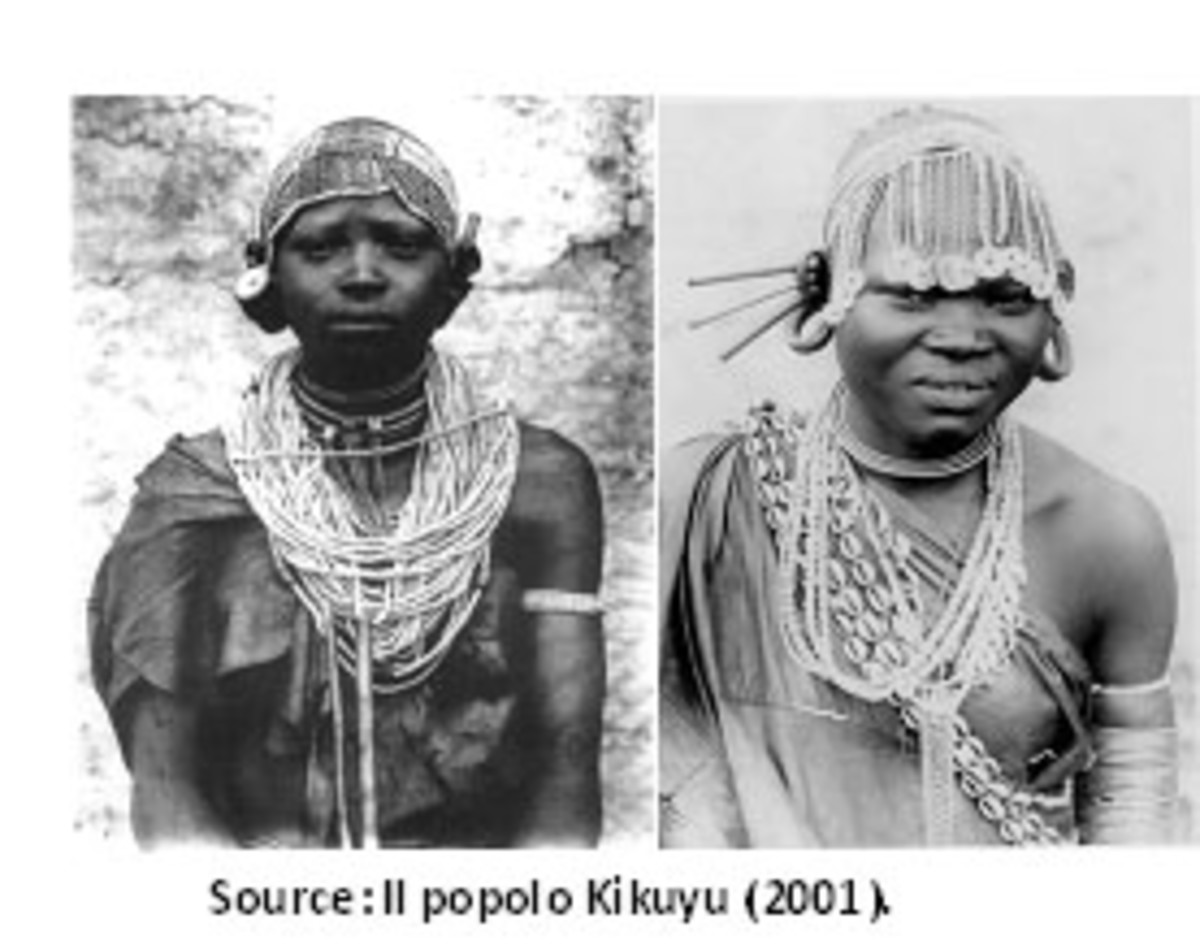 Ornamented Kikuyu Girls