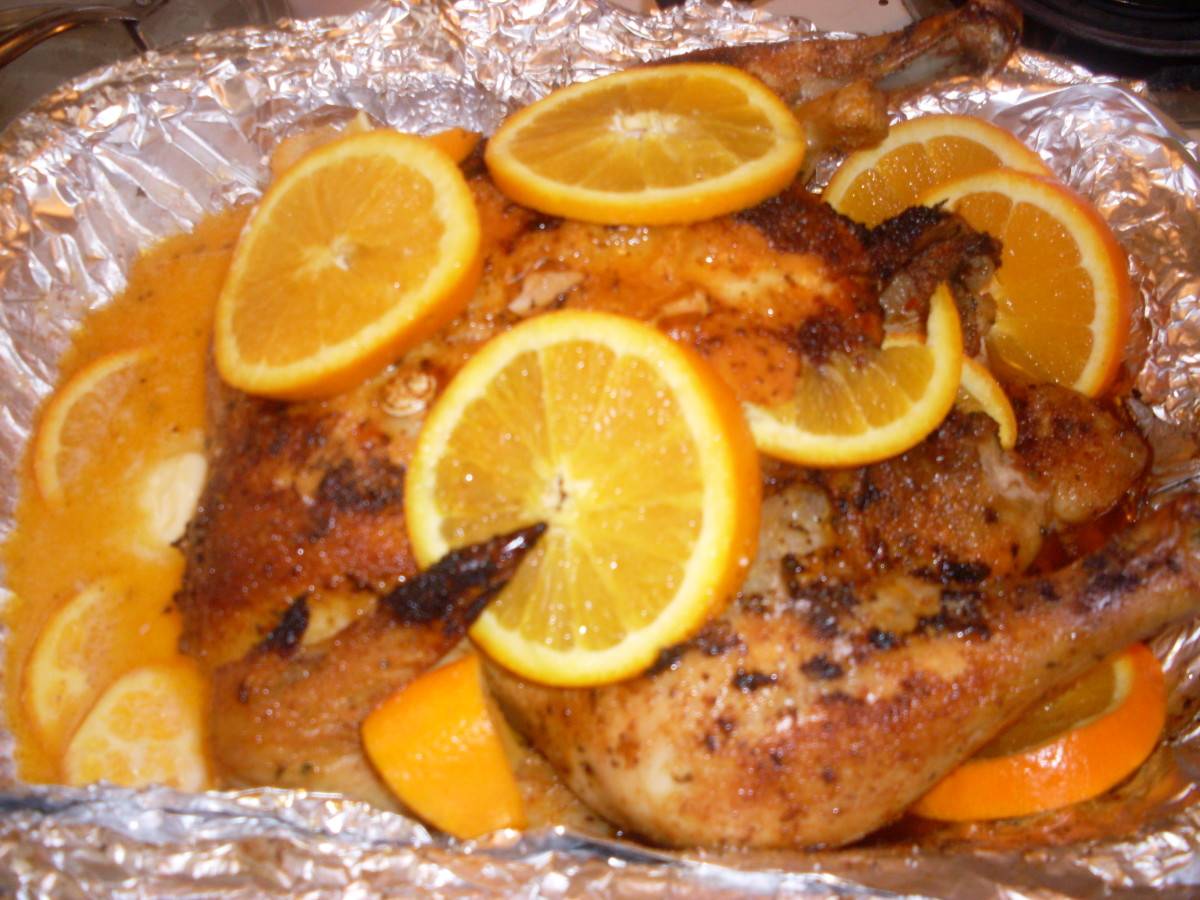 Recipe for How to Make Roasted Orange Chicken
