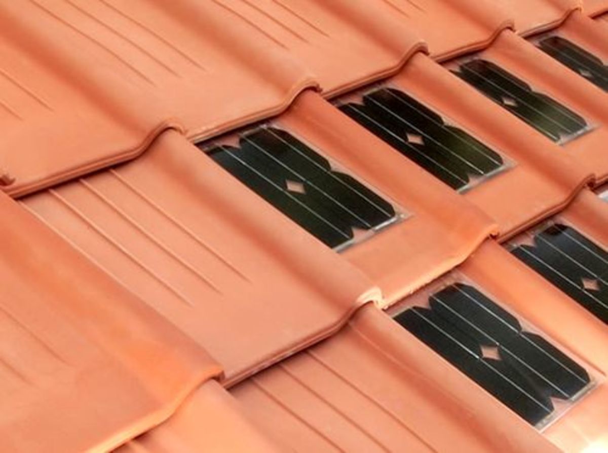 Clay Tiles Integrated with Solar