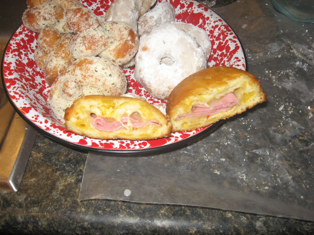 Meat Pies with ham and cheese