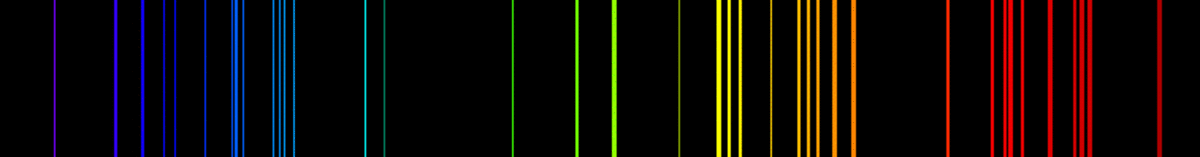 This is the Fraunhofer emission spectra for barium.