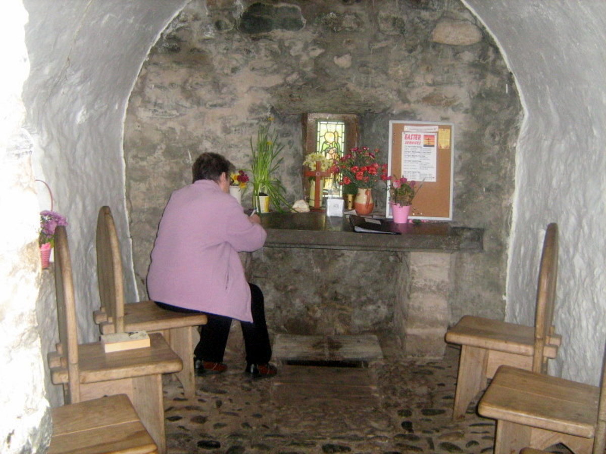 St Trillo's Chapel,is the smallest in Britain. 