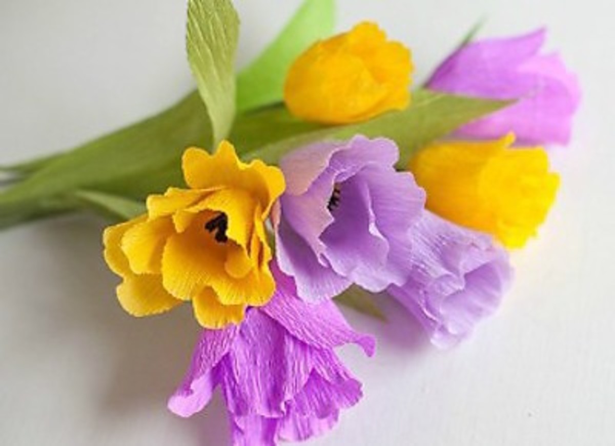 Crepe Paper Crafts- Make Crepe Paper Flowers - HubPages