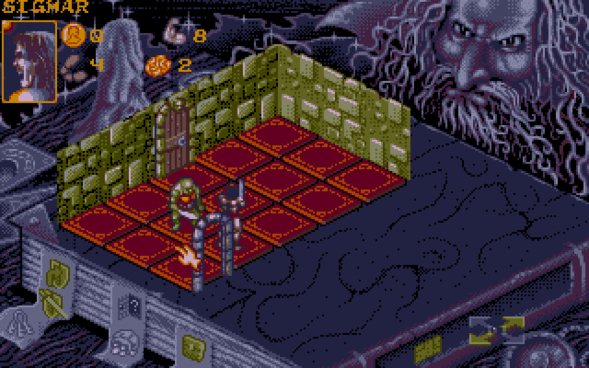 Amiga console video game based on HeroQuest  (1991)