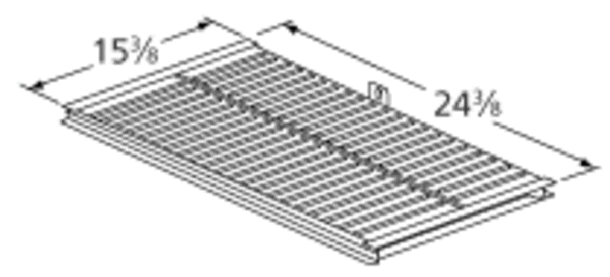 double layered briquette tray for grilling with radiant heat on original ducane barbeque grill