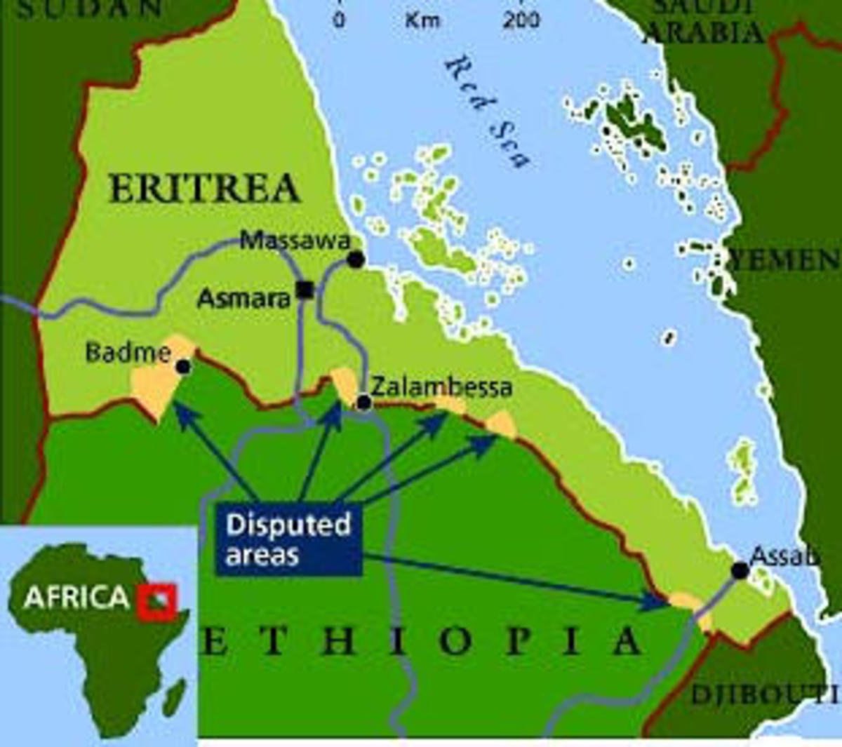 The War between Eritrea and Ethiopia: Badme, 1999 - HubPages