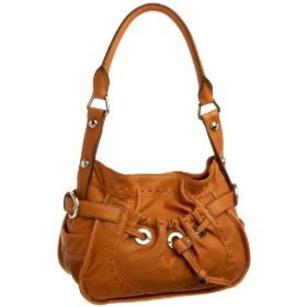 Big Huge Soft Brown leather B. Makowsky purse shoulder bag 15