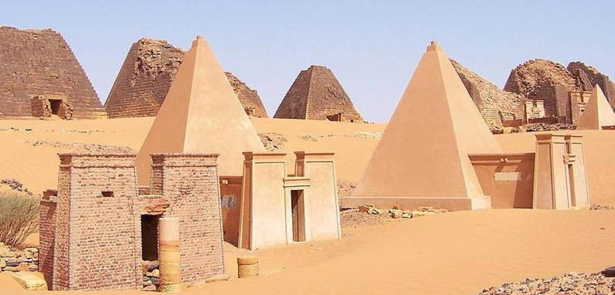 Pyramids of Meroe, Sudan