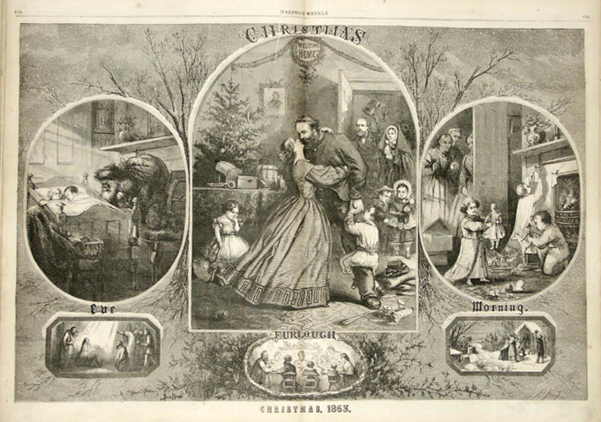 Christmas during the Civil War as illustrated by Thomas Nast