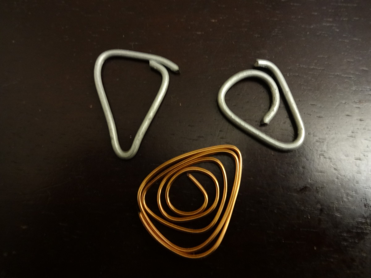 Try other types of materials like wire, and you might find some cool crafty ways to make guitar picks.