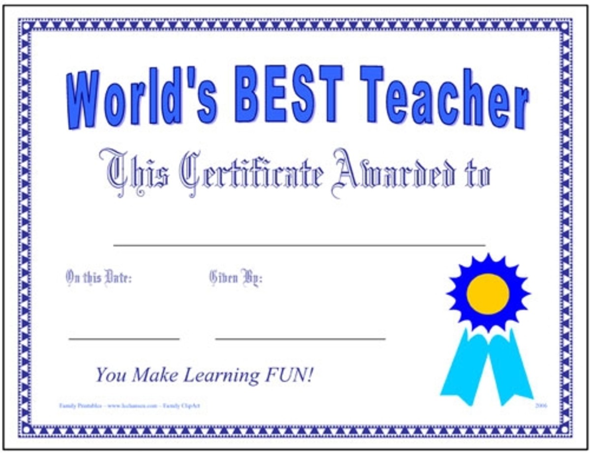 World best teacher. World's best teacher. My favorite teacher.