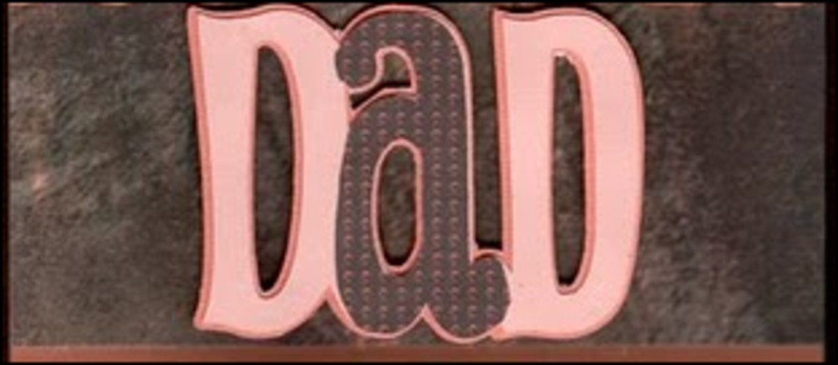 D is for Daddy A is for Always D is for Deeply. For I will always love my daddy deeply.