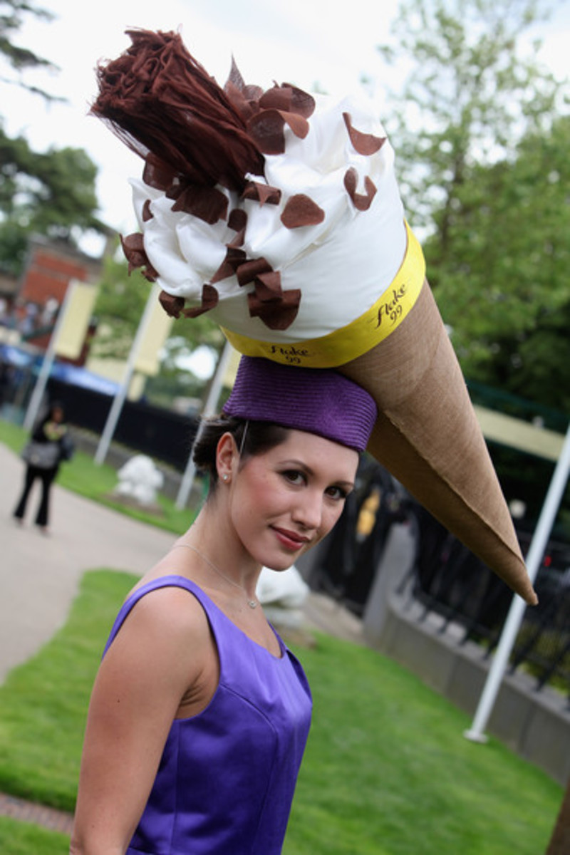 Typical Ascot Hat - If it gets too heavy you can always eat it!