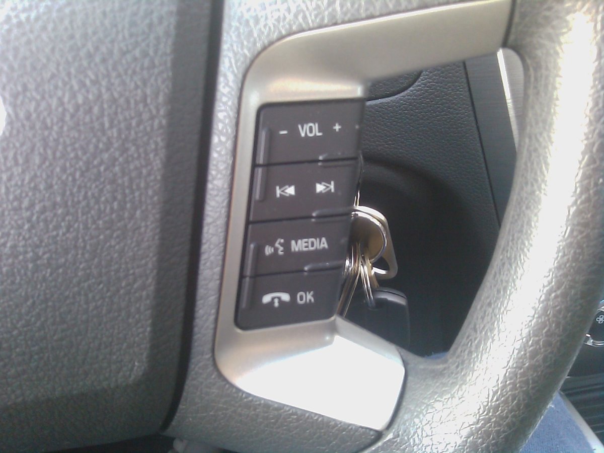 Right side of steering wheel