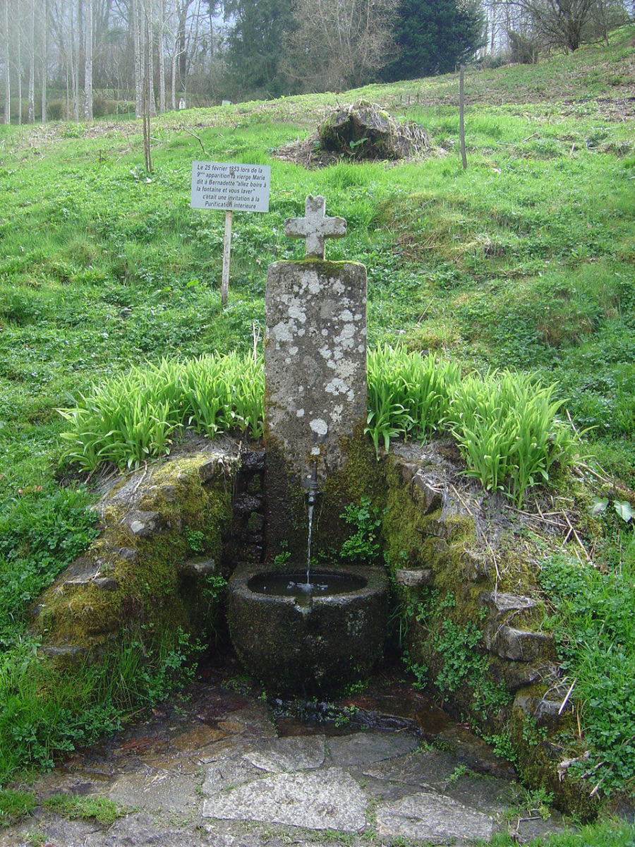 The Fountain of Notre Dame de La Paix, one of the many healing springs of Limousin
